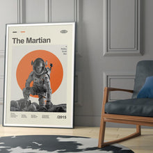 Mid Century Modern The Martian Movie Poster, Retro Movie Print, Modern Vintage Movie Posters 1778296316
