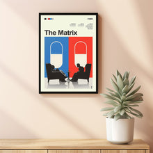 Mid Century Modern The Matrix Movie Poster, Retro Movie Print, Modern Vintage Movie Posters