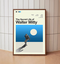 Mid Century Modern The Secret Life of Walter Mitty Movie Poster, Retro Movie Print