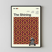 Mid Century Modern The Shining Movie Poster, Retro Movie Print, Modern Vintage Movie Posters