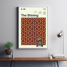 Mid Century Modern The Shining Movie Poster, Retro Movie Print, Modern Vintage Movie Posters