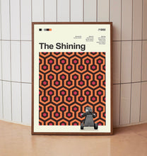 Mid Century Modern The Shining Movie Poster, Retro Movie Print, Modern Vintage Movie Posters