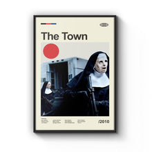 Mid Century Modern The Town Movie Poster, Retro Movie Print, Modern Vintage Movie Posters 1855976789
