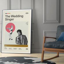 Mid Century Modern The Wedding Singer Movie Poster, Retro Movie Print, Modern Vintage Movie Posters 1841775624