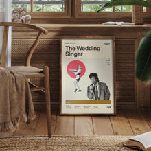 Mid Century Modern The Wedding Singer Movie Poster, Retro Movie Print, Modern Vintage Movie Posters 1841775624