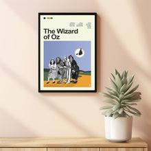 Mid Century Modern The Wizard of Oz Movie Poster, Retro Movie Print, Modern Vintage Movie Posters