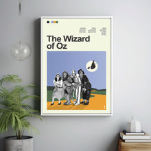 Mid Century Modern The Wizard of Oz Movie Poster, Retro Movie Print, Modern Vintage Movie Posters