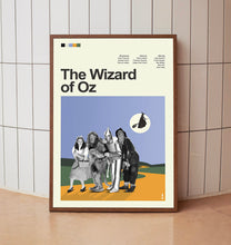 Mid Century Modern The Wizard of Oz Movie Poster, Retro Movie Print, Modern Vintage Movie Posters