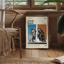 Mid Century Modern Uncle Buck Movie Poster, Retro Movie Print, Modern Vintage Movie Posters 1905298105