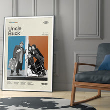 Mid Century Modern Uncle Buck Movie Poster, Retro Movie Print, Modern Vintage Movie Posters 1905298105