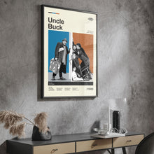 Mid Century Modern Uncle Buck Movie Poster, Retro Movie Print, Modern Vintage Movie Posters 1905298105