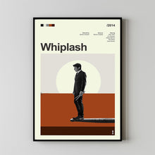 Mid Century Modern Whiplash Movie Poster, Retro Movie Print, Modern Vintage Movie Posters