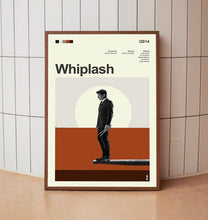Mid Century Modern Whiplash Movie Poster, Retro Movie Print, Modern Vintage Movie Posters