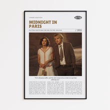 Midnight in Paris, Woody Allen, Retro Movie Poster, Custom Movie Poster 4421174838