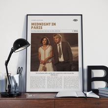 Midnight in Paris, Woody Allen, Retro Movie Poster, Custom Movie Poster 4421174838