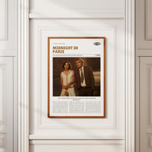 Midnight in Paris, Woody Allen, Retro Movie Poster, Custom Movie Poster 4421174838