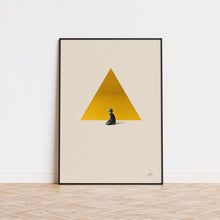 Midsommar Inspired Poster  Minimalist Poster  Mid Century Modern Poster  Retro Art Print  Wall Art  Gift for her 1564659023