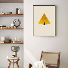 Midsommar Inspired Poster  Minimalist Poster  Mid Century Modern Poster  Retro Art Print  Wall Art  Gift for her 1564659023
