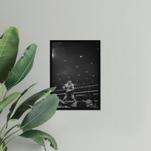 Mike Tyson Ring Print, Boxing Motivational Poster, Fine Art Photography Wall Art, Sports Fan Gift, Boxing WBA Black and White Print 4443799362