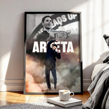 Mikel Arteta Football Poster Arsenal Football Art Print 4395838764