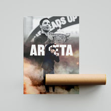 Mikel Arteta Football Poster Arsenal Football Art Print 4395838764