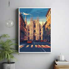 Milan Travel Poster Wall Art, Travel Print of Milan, Milan Art Lovers Gift, Italy, Italian City Art Gift 1