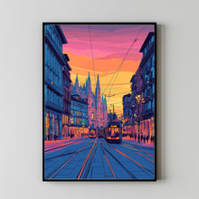 Milan Travel Poster Wall Art, Travel Print of Milan, Milan Art Lovers Gift, Italy, Italian City Art Gift 3