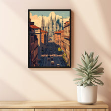 Milan Travel Poster Wall Art, Travel Print of Milan, Milan Art Lovers Gift, Italy, Italian City Art Gift 4