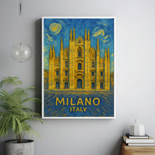 Milano City Travel Poster, Milano Italy Travel Poster Print, Italy Milano City Wall Art, Italy Travel Poster, Wall Art and Travel