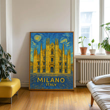 Milano City Travel Poster, Milano Italy Travel Poster Print, Italy Milano City Wall Art, Italy Travel Poster, Wall Art and Travel