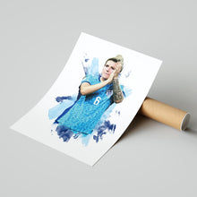 Millie Bright - England - Away Kit - Football Poster - Football Print 1802520981