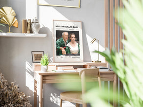 Million Dollar Baby Poster, Hilary Swank and Clint Eastwood Poster in Million Dollar Baby Print, Boxing Movie Wall Art Idea 4296564838