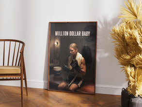 Million Dollar Baby ,Movie Poster, Wall Art Vintage Retro, Film Print, Clint Eastwood 1889641006