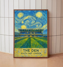Millwall Football - The Den Illustrated Art Print - South London Present - Gift for Him - Teacher Gift