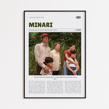 Minari, Lee Isaac Chung, Retro Movie Poster, Custom Movie Poster Print 4421169742