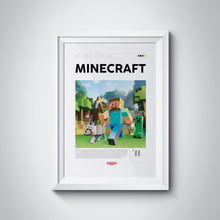 Minecraft Poster, Video Games Print, Gaming Room Poster, Classic Arcade Game Illustration, Gaming Wall Poster, Video Games Poster 1868157267