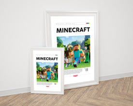 Minecraft Poster, Video Games Print, Gaming Room Poster, Classic Arcade Game Illustration, Gaming Wall Poster, Video Games Poster 1868157267