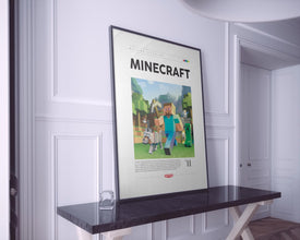 Minecraft Poster, Video Games Print, Gaming Room Poster, Classic Arcade Game Illustration, Gaming Wall Poster, Video Games Poster 1868157267