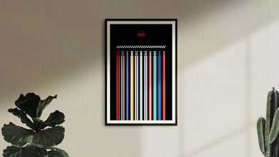 Minimal F1 Grid Poster For Car Enthusiasts, Car Art 1289241843