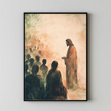 Minimalist Outline of Jesus Standing – Inspiring Spiritual Decor