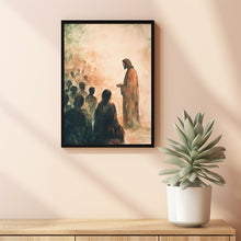 Minimalist Outline of Jesus Standing – Inspiring Spiritual Decor
