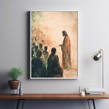 Minimalist Outline of Jesus Standing – Inspiring Spiritual Decor