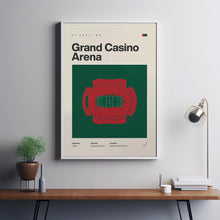 Minnesota Wild Poster, Grand Casino Arena Print, Mid Century Modern Hockey Poster, Spor-GG133V