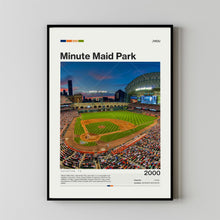 Minute Maid Park Poster, Houston Astros Poster Print, MLB Stadium Poster, Baseball Fan Gift Print