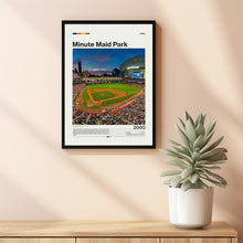 Minute Maid Park Poster, Houston Astros Poster Print, MLB Stadium Poster, Baseball Fan Gift Print