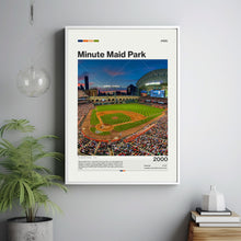 Minute Maid Park Poster, Houston Astros Poster Print, MLB Stadium Poster, Baseball Fan Gift Print