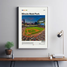 Minute Maid Park Poster, Houston Astros Poster Print, MLB Stadium Poster, Baseball Fan Gift Print