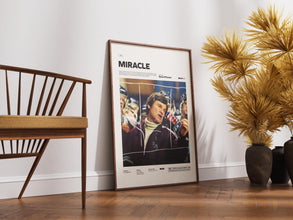 Miracle Poster, 1980 U.S. Olympic Hockey Team Film Poster, Kurt Russell Poster, Gavin O’Connor Film Miracle Print, Sport Movie Wall Decor 4362941137
