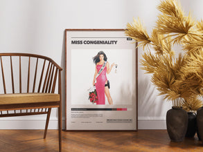Miss Congeniality Poster, Sandra Bullock, Vintage Wall Art, Retro Movie 1890222066
