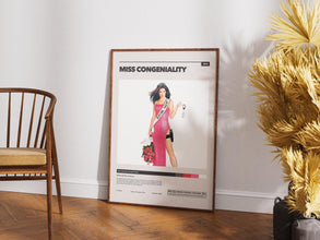 Miss Congeniality Poster, Sandra Bullock, Vintage Wall Art, Retro Movie 1890222066